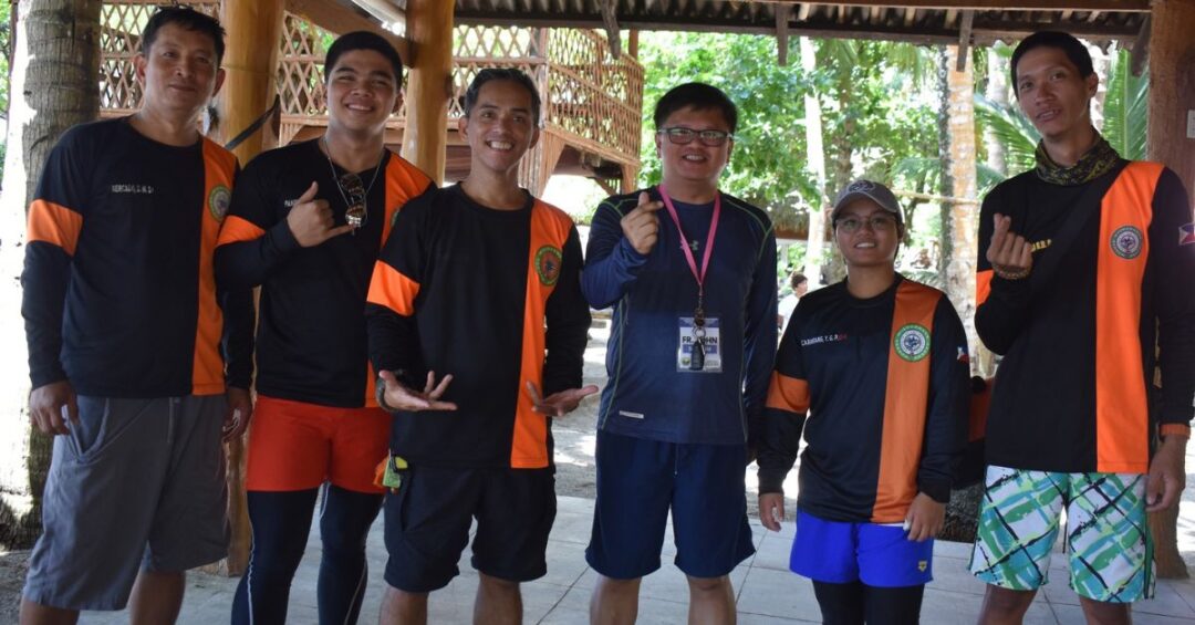 The Caritas SAC Gumaca Team with the WISAR Philippines